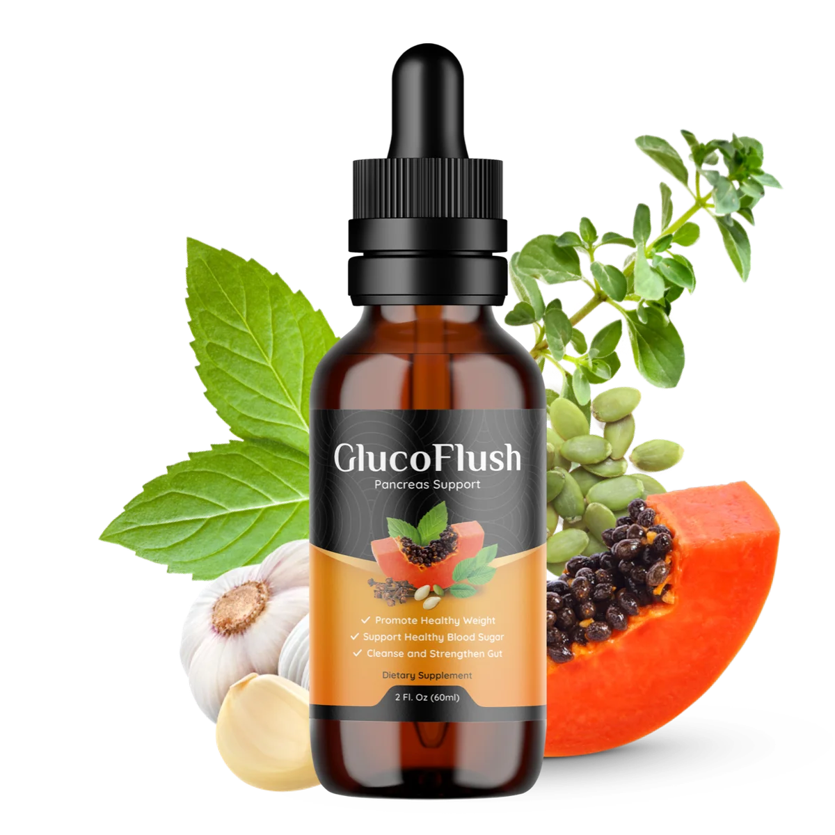GlucoFlush bottle